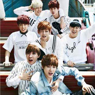 活泼搞怪的防弹少年团